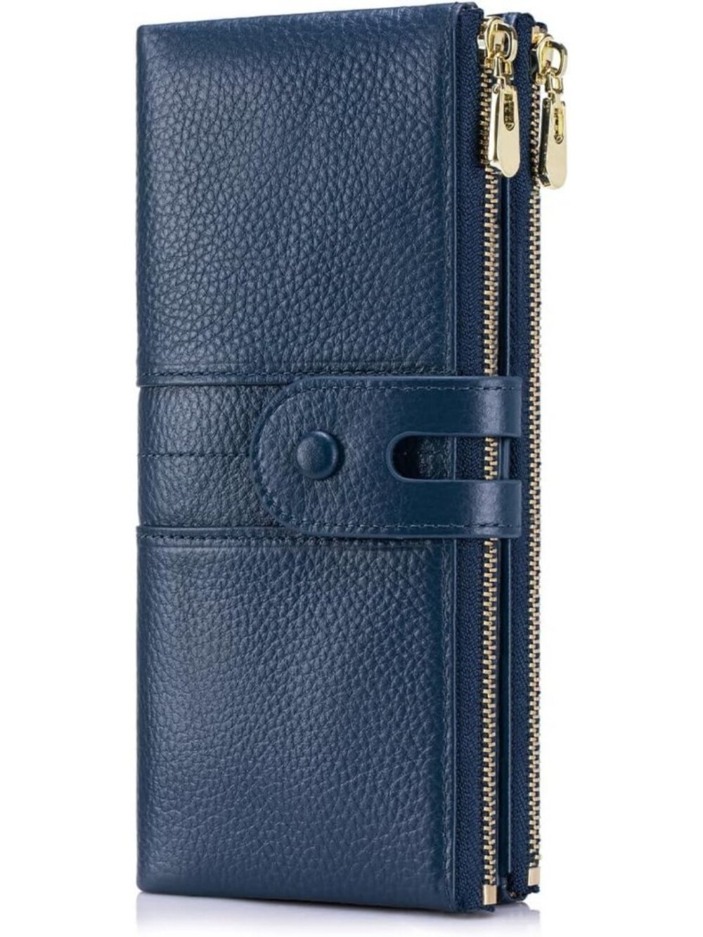 Large Capacity Soft Leather Wallet for Women - RFID Blocking Bifold Clutch with